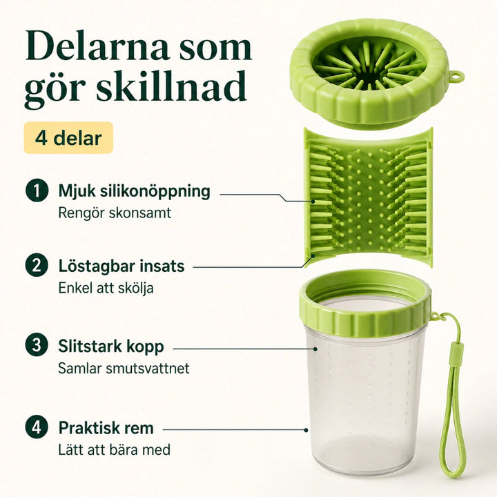 Tassrengörare delarna som gor skillnad - Djurslottet