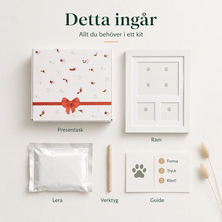 Tasstavla med Lerkit detta ingar - Djurslottet