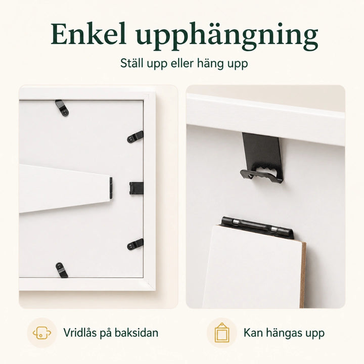 Tasstavla med Lerkit enkel upphangning - Djurslottet