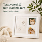 Tasstavla med Lerkit tassavtryck - Djurslottet