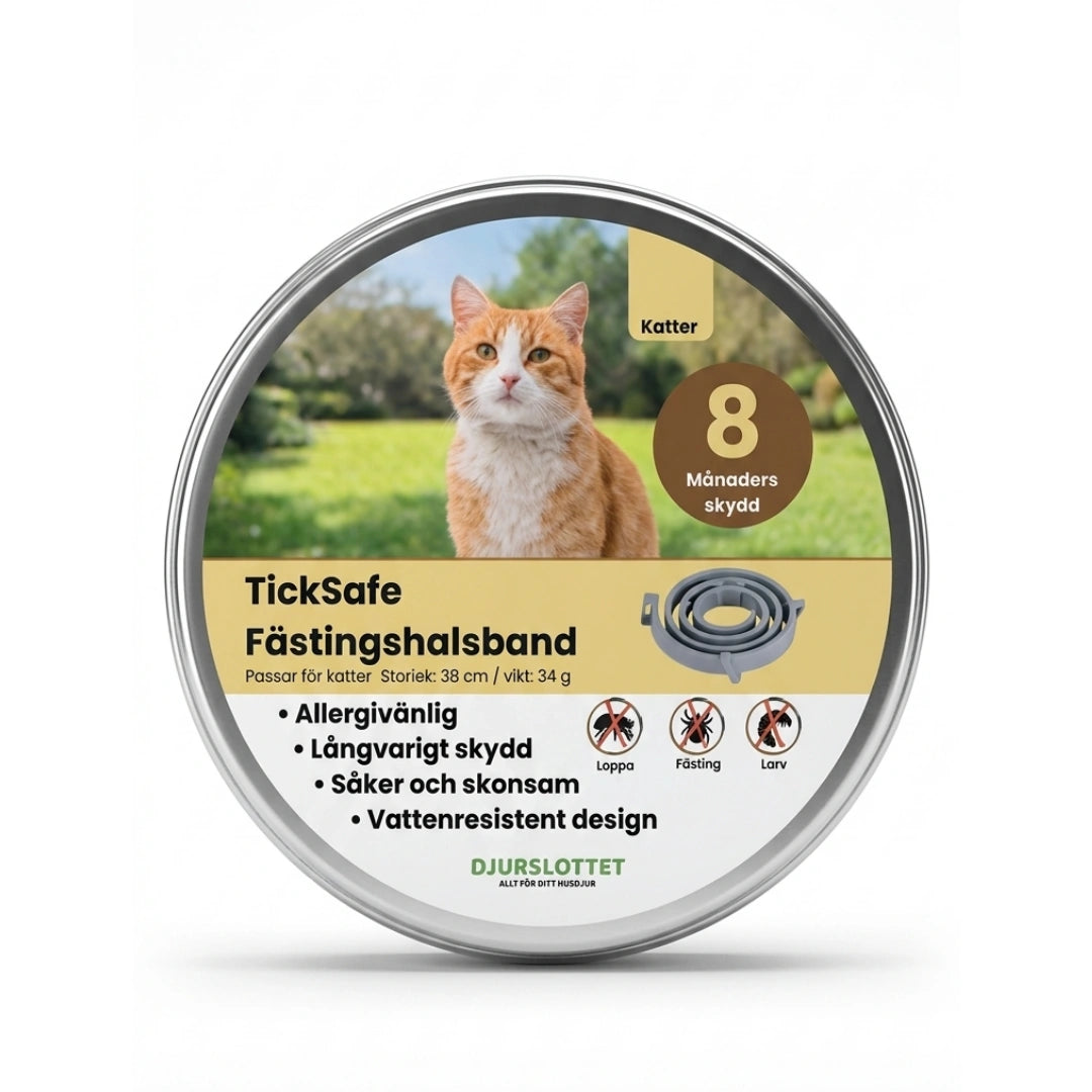 TickSafe Fästingshalsband Katt - Djurslottet
