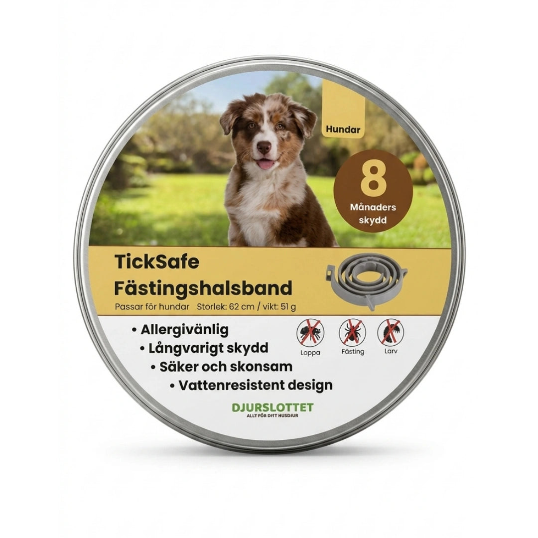 TickSafe Fästingshalsband hund - Djurslottet