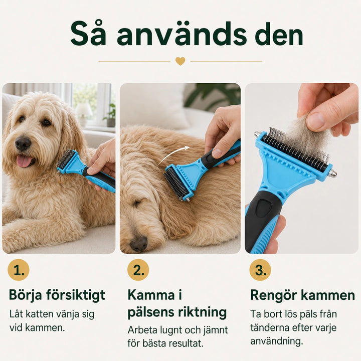 Tovborste anvands den - Djurslottet
