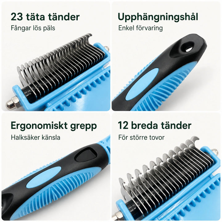 Tovborste ergonomiskt - Djurslottet