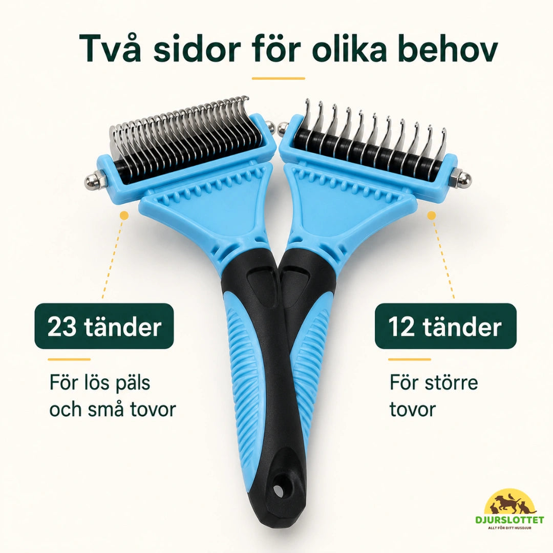Tovborste tva sidor - Djurslottet