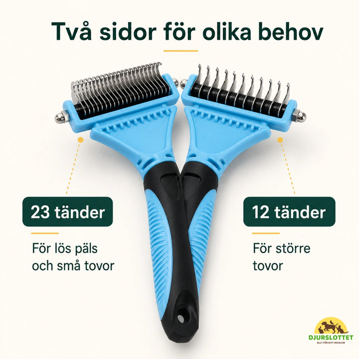 Tovborste tva sidor - Djurslottet