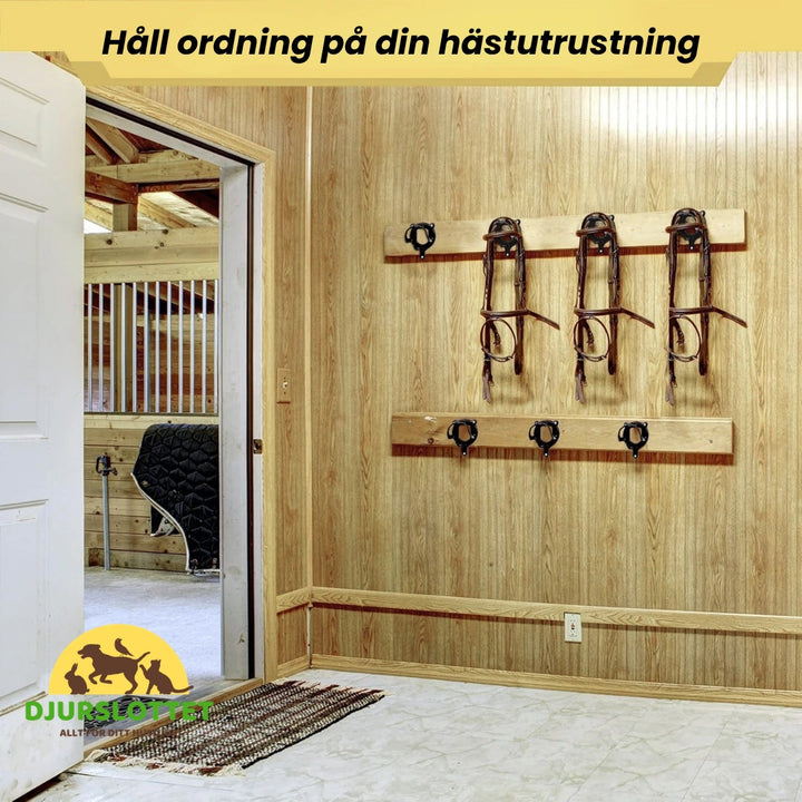 Tränshängare i Metall Håll ordning på din hästutrustning - Djurslottet