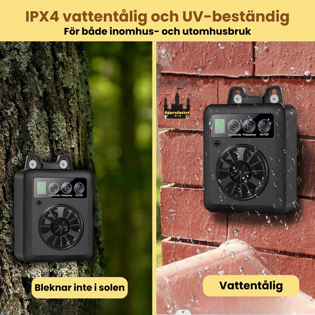 Ultraljud Antiskällenhet Pro IPX4 vattentålig och UV-beständig - Djurslottet
