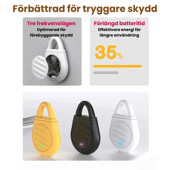 Ultraljud Fästingskydd för hund och katt Förbättrad för tryggare skydd - Djurslottet