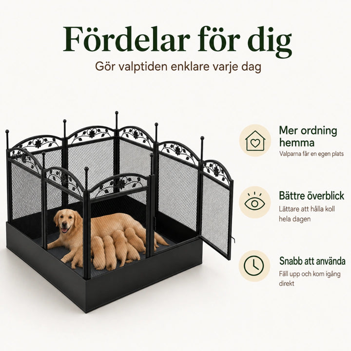 Valphage med dörr fordelar for dig - Djurslottet