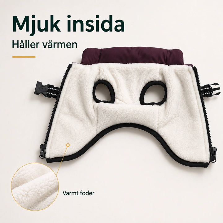 Vintertäcke till hundar mjuk insida - Djurslottet