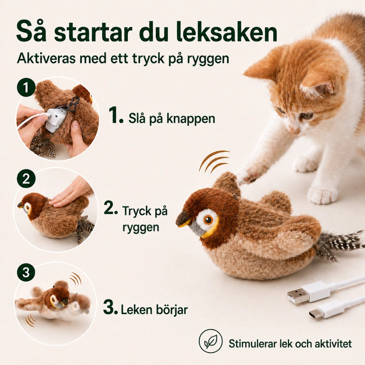 Volino Spinnande Sparv - Djurslotter