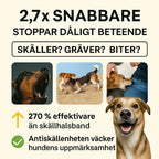  ultraljud antiskällenhet – visar hur den stoppar skällande, grävande och bitande hundar 2,7 gånger snabbare än skällhalsband.