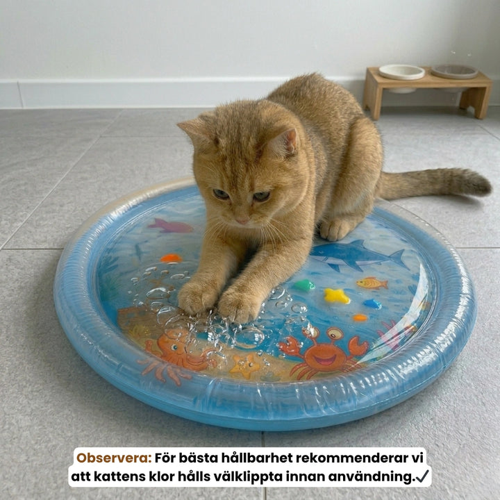 AquaPaw Vattensensorisk Lekmatta - Djurslottet