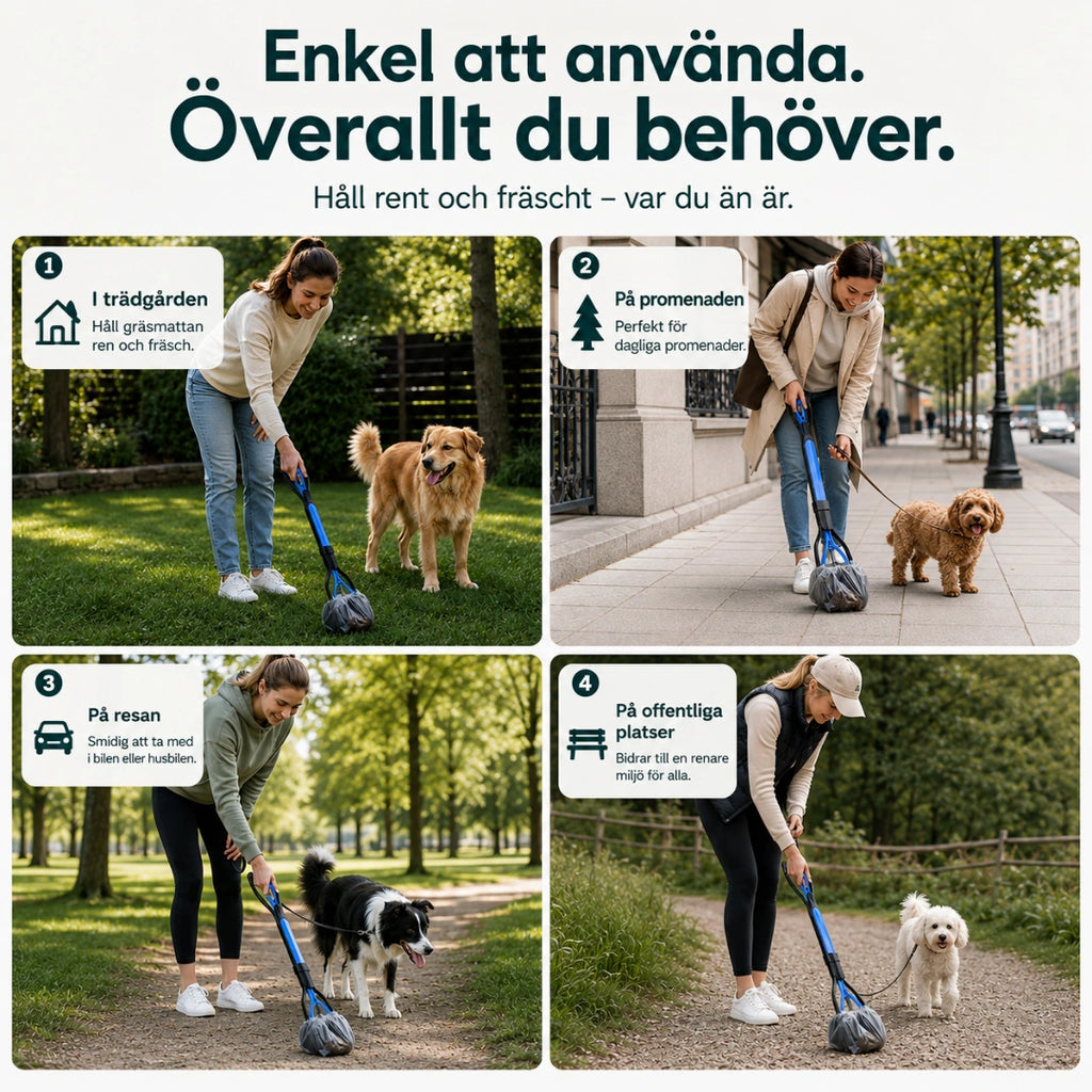 PawScoop Bajsplockare för Hund enkel att använda - Djurslottet