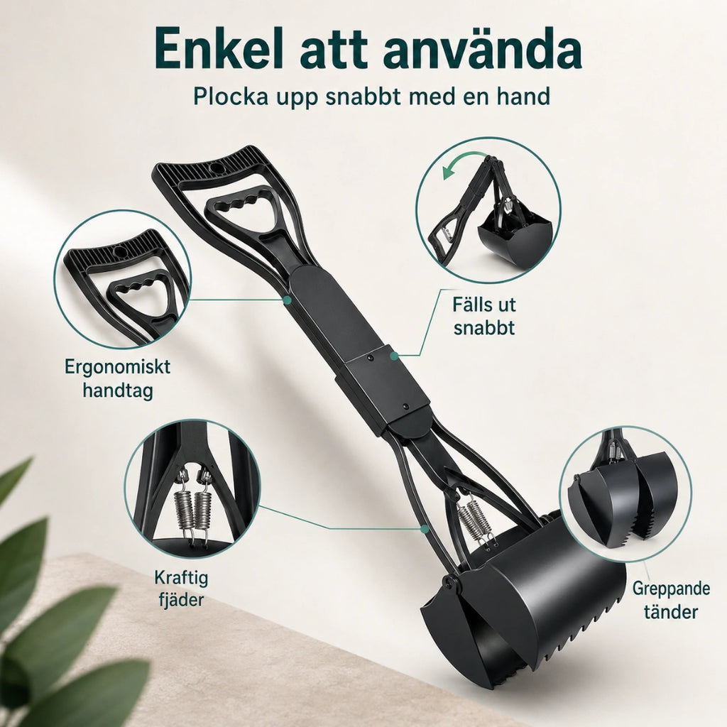 PawScoop Bajsplockare för Hund enkel att hantera - Djurslottet