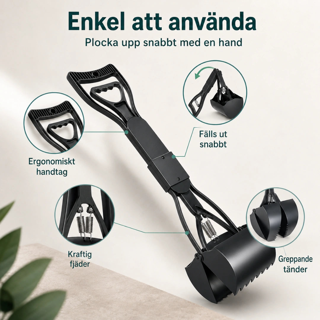 PawScoop Bajsplockare för Hund enkel att hantera - Djurslottet
