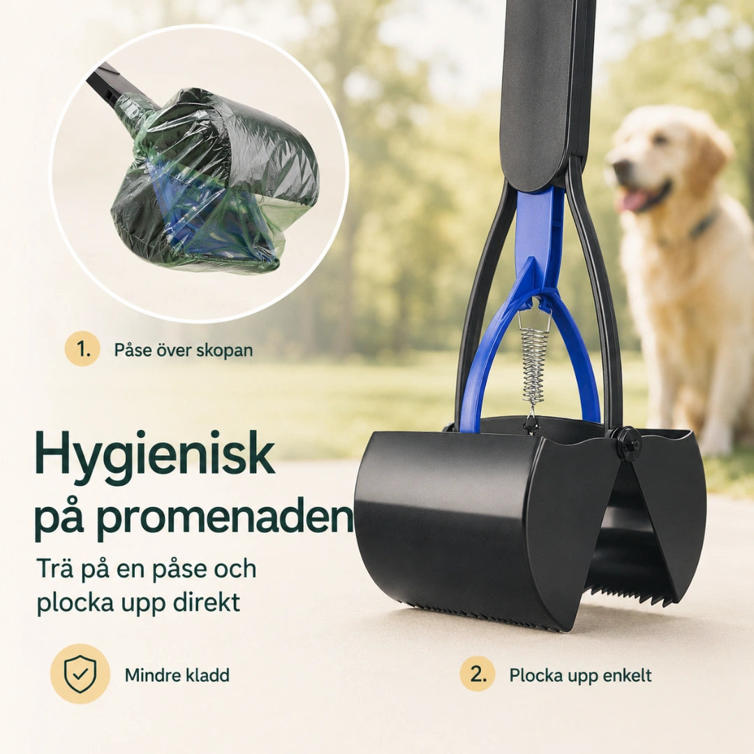 PawScoop Bajsplockare för Hund hygienisk på promenaden - Djurslottet
