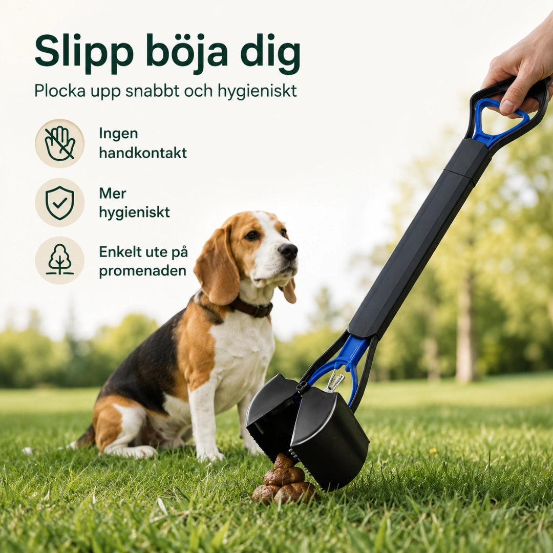 PawScoop Bajsplockare för Hund slipp böja dig - Djurslottet