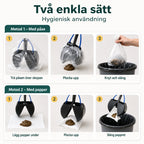 PawScoop Bajsplockare för Hund två enkla sätt att plocka upp - Djurslottet