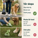 PawScoop Bajsplockare för Hund med tandad skopa - Djurslottet