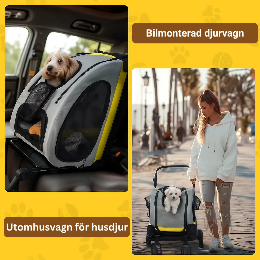 bilmonterad djurvagn - Djurslottet