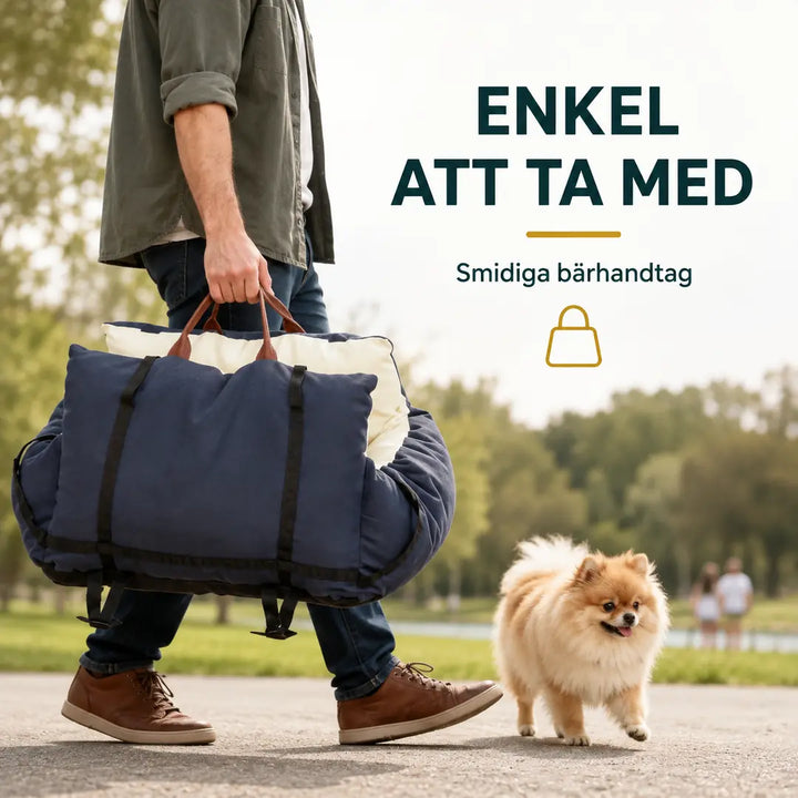 PawHut Hundbilstol med bärhandtag som resebädd - Djurslottet