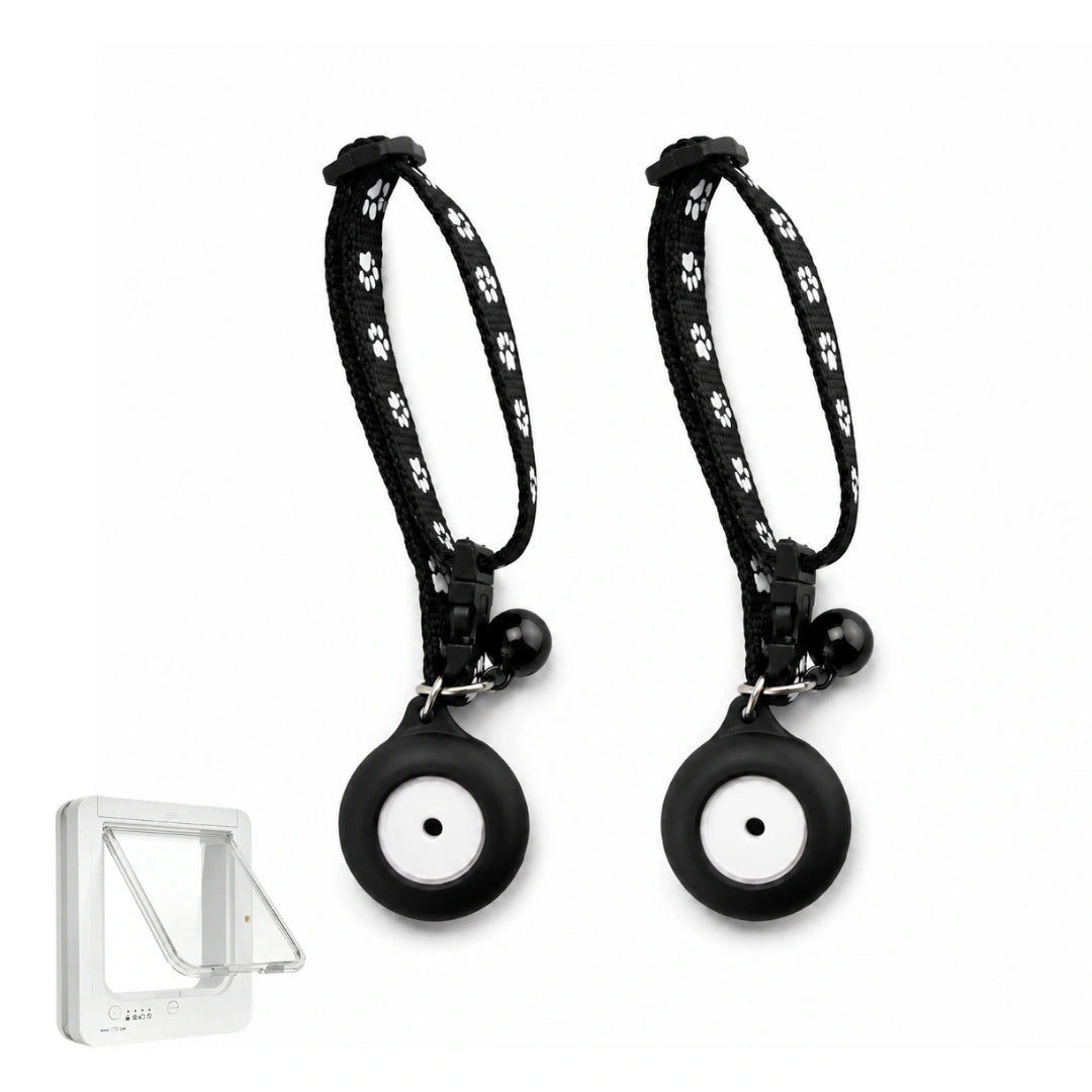 Extra chiphalsband till PetVent Kattlucka, 2-pack – Djurslottet