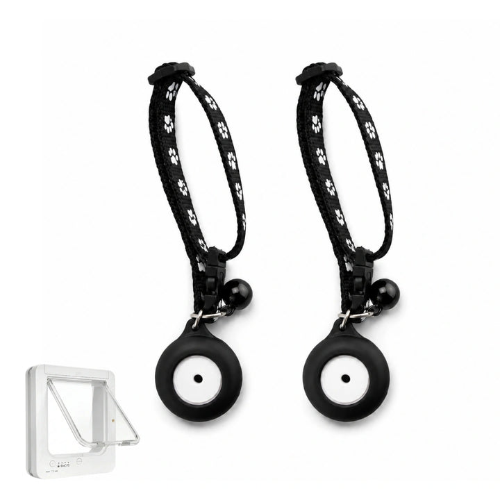 Extra chiphalsband till PetVent Kattlucka, 2-pack – Djurslottet