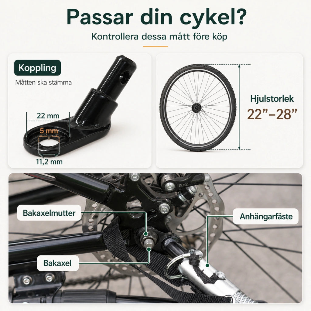 PawHut 3-i-1 Cykelvagn för Hund på cykel - Djurslottet
