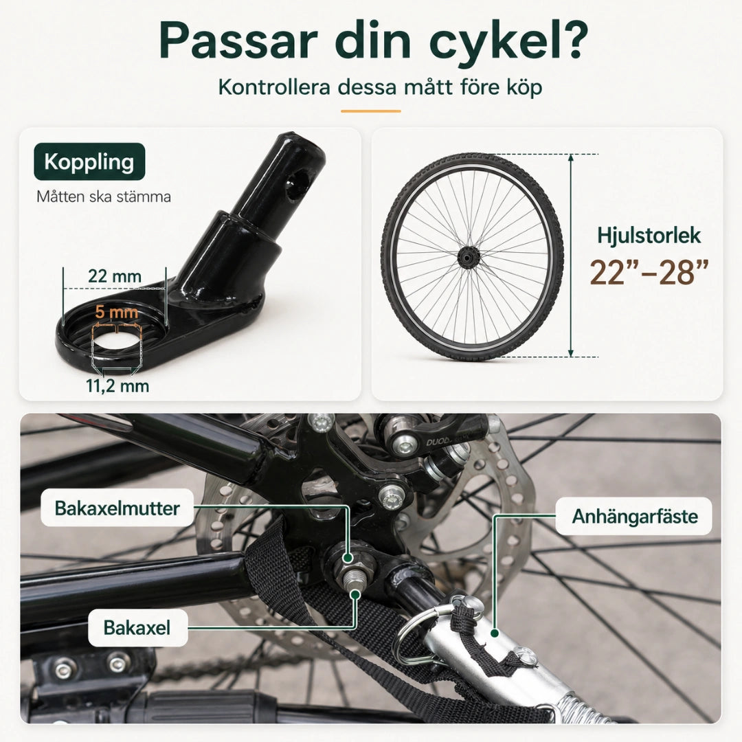 PawHut 3-i-1 Cykelvagn för Hund på cykel - Djurslottet