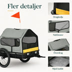 PawHut 3-i-1 Cykelvagn för Hund fler detaljer - Djurslottet