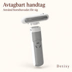 Detixy pälsborste med borsthuvudet lossat från handtaget