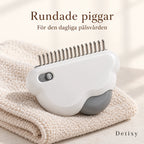 Detixy borsthuvud med rundade metallpiggar