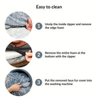 CozyCloud Stor Hundbädd för människor - Djurslottet