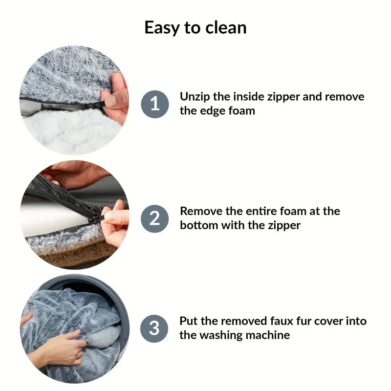 CozyCloud Stor Hundbädd för människor - Djurslottet