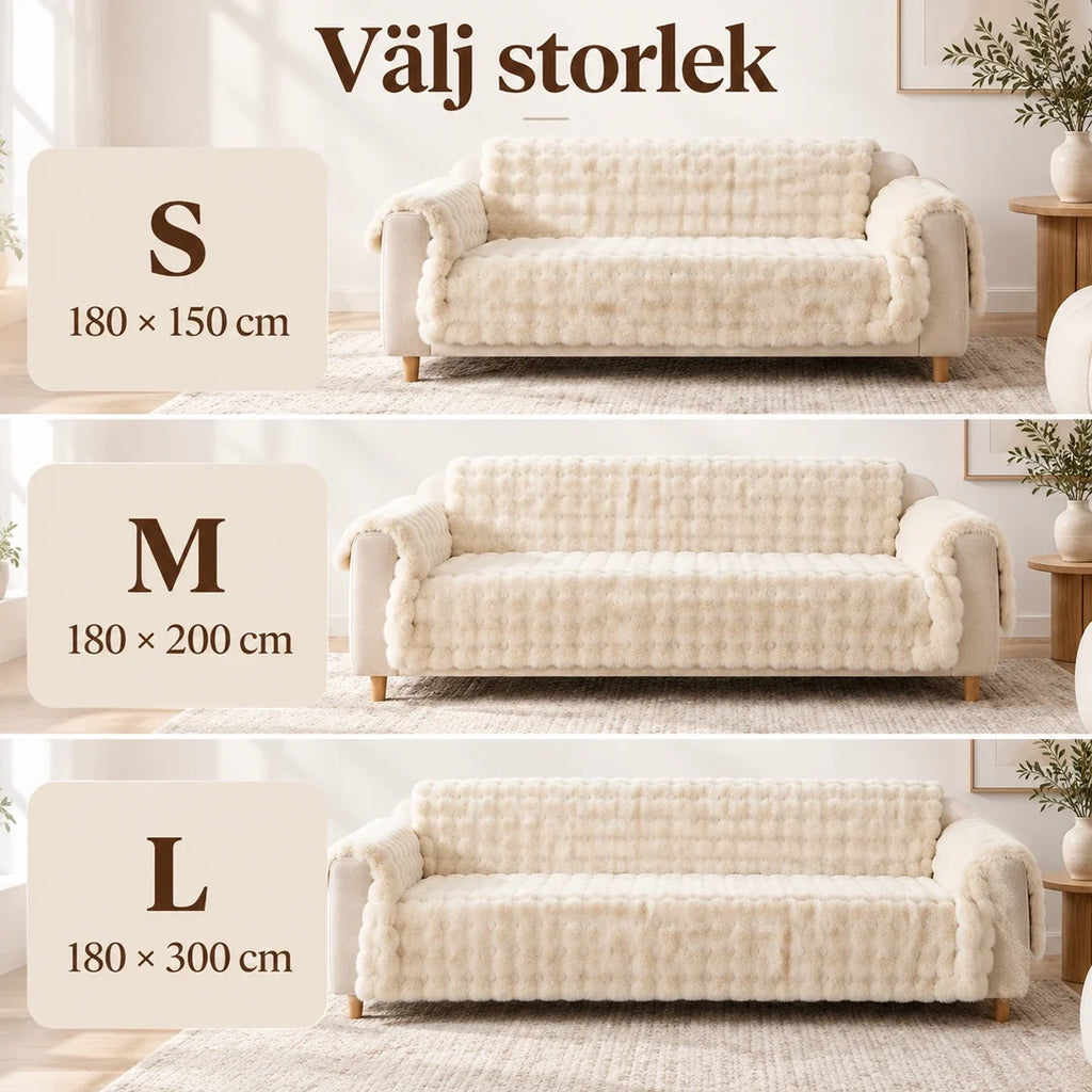 Fluffelia Soffskydd för Husdjur – storleksguide-s-m-l – Djurslottet