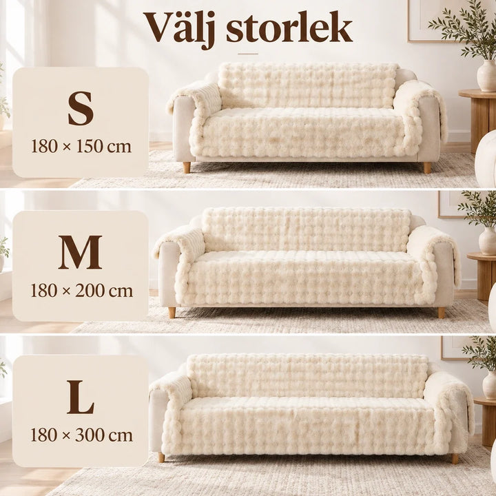 Fluffelia Soffskydd för Husdjur – storleksguide-s-m-l – Djurslottet