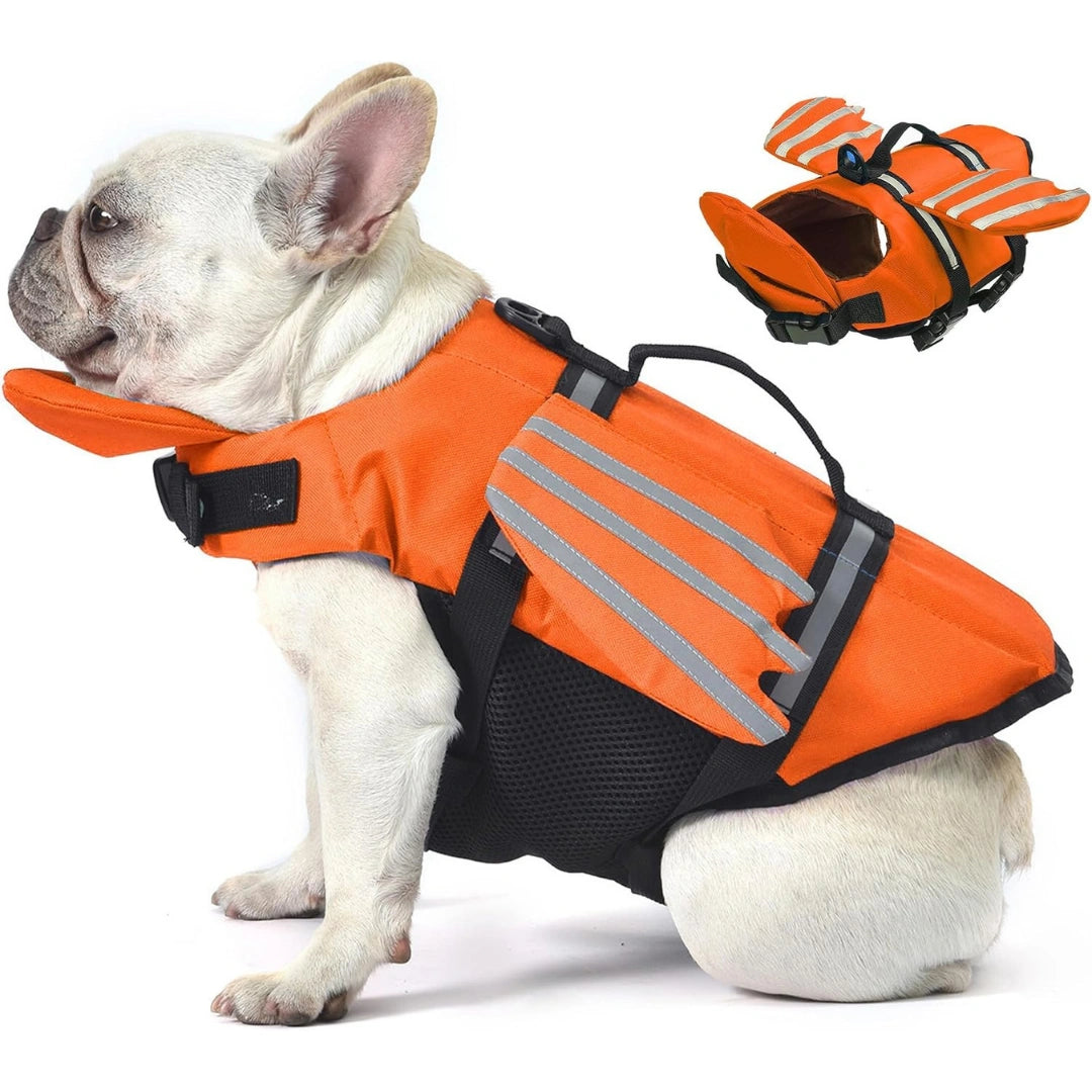 Flytväst för hund i orange - Djurslottet