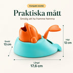 Godiskastare 17,6 x 13 x 12 cm i kompakt storlek - Djurslottet