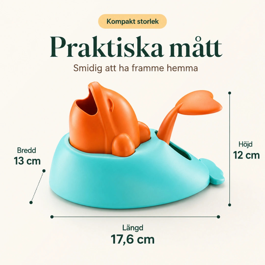 Godiskastare 17,6 x 13 x 12 cm i kompakt storlek - Djurslottet