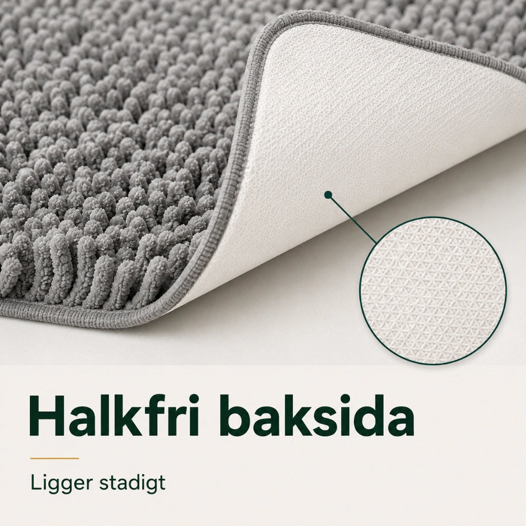 Halkskyddad baksida på tassmatta – Djurslottet