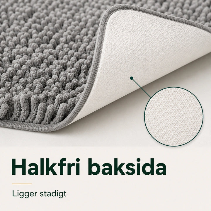 Halkskyddad baksida på tassmatta – Djurslottet