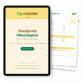 Husdjurets Hälsodagbok som ifyllbar PDF för hund och katt - Djurslottet