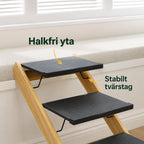 Halkfri yta på stegen och stabilt tvärstag - Djurslottet