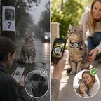 Katt med QR-halsband hittas och kommer hem - Djurslottet