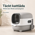 BingoPaws Stor kattlåda med tak ger katten avskildhet - Djurslottet