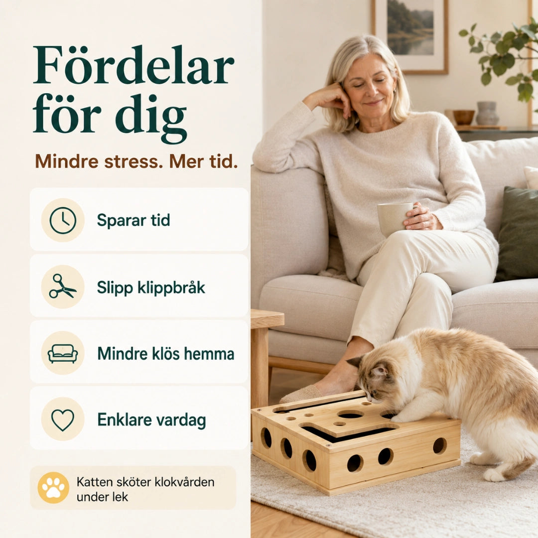 Fördelar med kattpussel i trä för dig och katten - Djurslottet