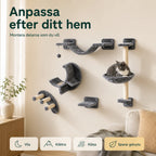 Anpassa kattväggen efter ditt hem för vila och klättring - Djurslottet