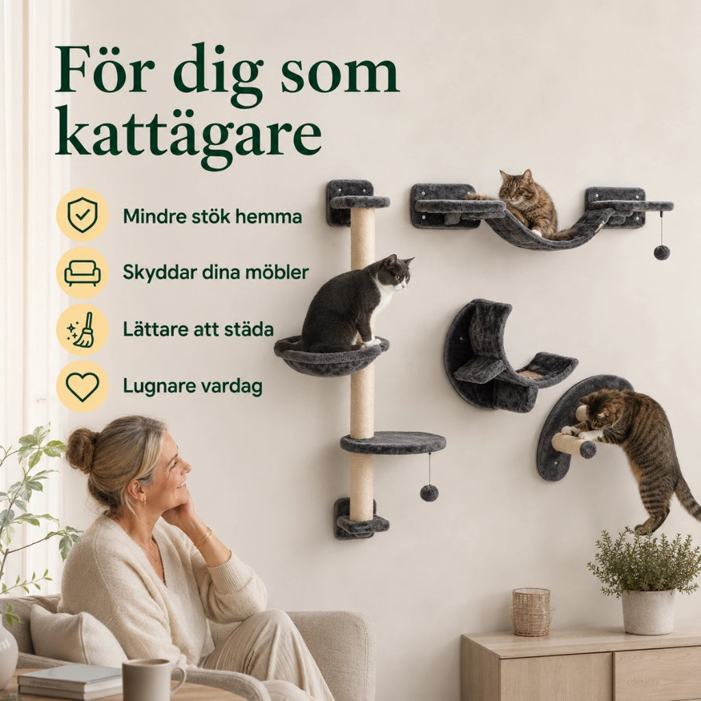 Fördelar med kattvägg för dig som kattägare - Djurslottet